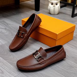 2023 Men Dress Shoes Festa de Casamento Oxfords Masculino Office Fashion Brand Formal Business Flats Clássico Casual Confortável Caminhada Mocassim Tamanho 38-45