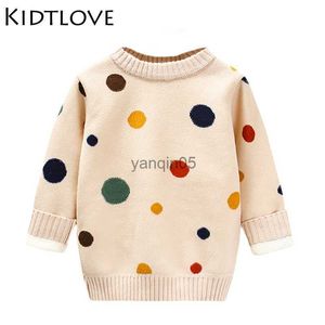 Pullover Kids Girls Winter Sweater Sweater Tops Baby Girls Knitting Sweater Kids Warm Velent Clothing لمدة 2-10 سنوات HKD230719