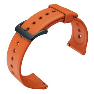 Uhrenarmbänder TicWatch Pro 5 Uhrenarmband Ersatzarmband 24 mm Breite Silikonkautschuk-Uhrenarmband 230718