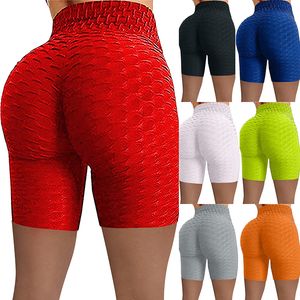 Damen-Shorts, sexy Push-up-Yoga-Shorts für Damen, solide, nahtlos, Fitness-Bein, Jacquard, elastisch, schnell trocknend, Übergröße, eng anliegend, 230718