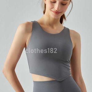 Women's Wide Vest Quick Torking Yoga Suit för daglig nära passande fast färg Casual Badminton Beauty Back Tight Breattable Designer T-shirt DSG456