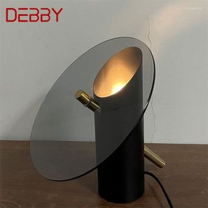 Tischlampen DEBBY Zeitgenössische einfache Lampe LED-Schreibtischbeleuchtung dekorativ für Zuhause, Schlafzimmer, Wohnzimmer