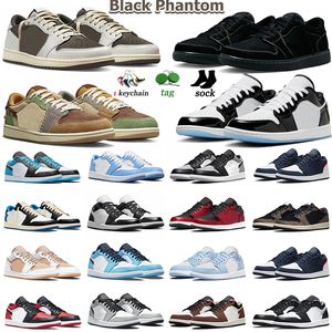 Nike Air Jordan 1 1s Retro Off White Üst Kalite Jumpman 1 Orta Chicago Siyah Burun erkek basketbol ayakkabıları 1 1s OG Crimson Ton Sarı Lakers siyah beyaz tasarımcı Sneakers