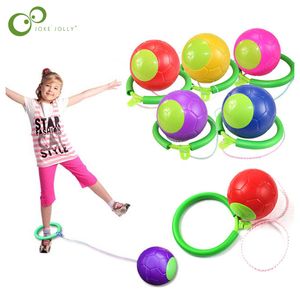 Jogos de novidade 1PC Skip Ball Outdoor Fun Toy Classical Skipping Exercício coordenação e equilíbrio hop jump playground may toy ball 230719