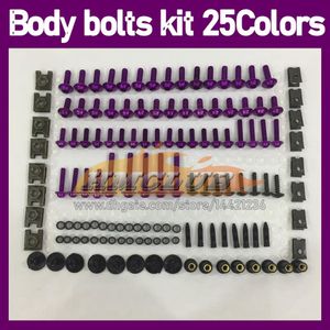 268pcs Motosiklet Kaplama Cıvataları Kawasaki Ninja ZX 14R 14R 14R 14R 14R için Tam Vidalı Kit