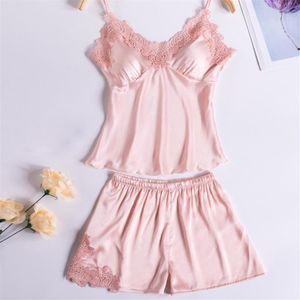 Woman Sexy Ice Silk Sleepwear Female Fashion Simulated Silk Home Suit Nightgown Lady Halter pajamas Dressing Gown250t