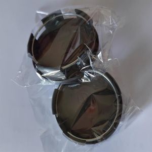 80pcs Tekerlek Kapakları Otomatik Otomobil Merkezi Hub Kapak Kapağı Rozeti 64mm Parlak Mat Siyah258R