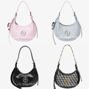 Grotto omuz çantası ok çantası siyah taş çantası yastık aksiller totes çanta kişiliği yarı moon hilal crossbody altyapı koltuk crossbody çanta gazet