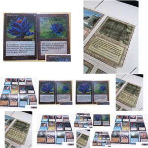 Kortspel 126 st/Lot Magic Game Diy Cards of English Version Matte Board Collection Custom TCG Classics Drop Leverans Toys Presents Puz Dhhkr