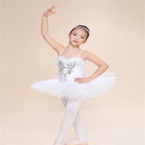 Novo vestido de bailarina infantil para meninas fantasias de balé lago dos cisnes branco traje de dança cinta para crianças Danse Classique Enfant210W