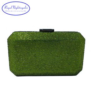 Evening Bags Olive Green Party Bag and Clutch Equipped with Crystal Rhinestones Suitable for Womens Wedding Prom Dresses 230719