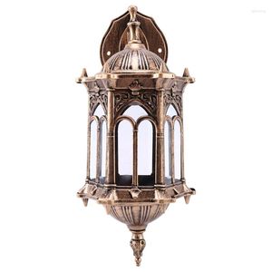 Lampa ścienna lekkie dekoracje ogrodowe korytarz domowy korytarz Villa Sconce oświetlenie latarnia vintage