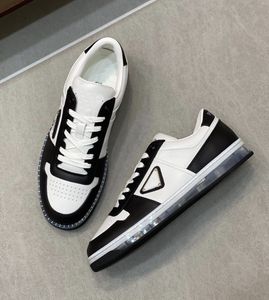 23S/S Top Design Sneakers Shoes Men Downtown Leather White Black Black Trainers Design Design Skateboard Walking EU38-46