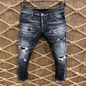 2021 Italienische, europäische und amerikanische Mode für Herren, lässige Jeans, hochwertige Wäsche, reines Handschleifen, Qualitätsoptimierung L1886