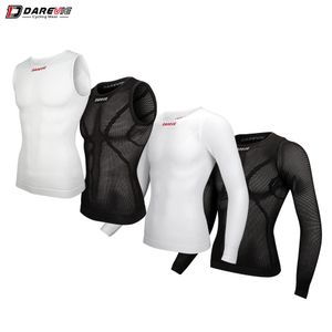 Ciclismo Camisas Tops DAREVIE Ciclismo Primeira Camada Homem Compressão Bicicleta Sem Costura GINÁSIO Ciclismo Inner Man Sports Primeira Camada Undershirt Ciclismo Feminino 230718