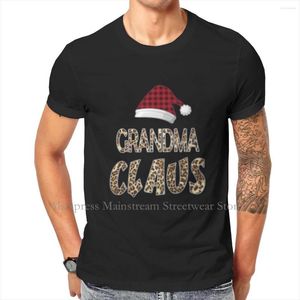 Herrtröjor mormor claus t shirt vintage grafisk stor storlek crewneck tshirt försäljning harajuku herrkläder