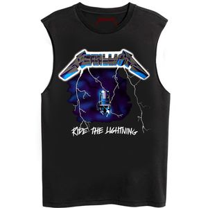Men's T-Shirts Summer Y2K Men's Fitness T-shirt Metal Rock Style Oversize Sleeveless Vintage Male Clothing Breathable Casual Retro Man Tops Tee 230718