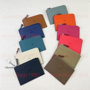 11.9 CM Top quality Togo Card holders Genuine leather City CC Keychain For Credit Cards Short Wallets Women Men Unisex fashion Cowskin Serial Number Come With Box