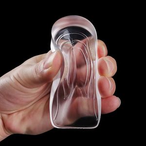 Shoe Parts Accessories Silicone Gel Clear Inner Heightened Insole Foot Care Protector Insoles Elastic Cushion Arch Support Insert Heel Pad Men 230718