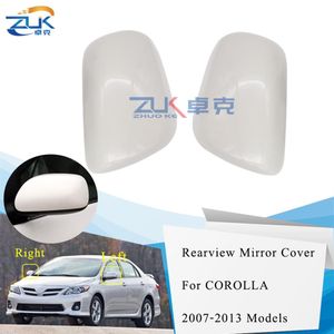 ZUK exterior capa de espelho retrovisor habitação cor base para toyota corolla 2007-2013 carro espelho retrovisor shell2334