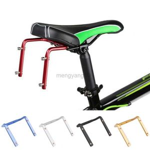 Vattenflaskor burar Seat Post Bottle Holder Bicycle Water Bottle Cage Cage Alloy Mountain Bike Saddle Back Double Bottle Cage Holder Cycling Accessories HKD230719
