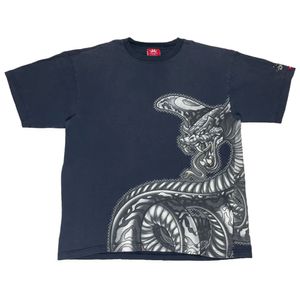 Męskie koszulki Y2K T-shirt street odzież jnco harajuku hip hop graficzna grafika duża koszulka jnco męska punkowa rock vintage Gothic krótki rękaw 186
