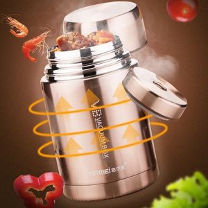 Thermoses Thermal Lunch Box Large Capacity Food Thermal Jar Stainless Steel Bento Box Office Vacuum Jar Home Insulated Thermos Tableware 230718