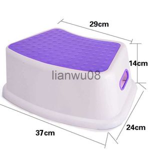 Potties platser toalett Squatty Step Stool Plastic Antislip Barnstol Kids Stapble Step Stool Aid Helper Kitchen Badrum Toalettstol x0719