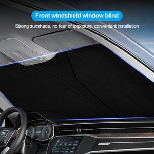 Shade 70*140cm Car Windshield Shade Universal Front Windscreen Sun Shade Sun Protection Double-Layer Window Cover Collapsible for Auto 230718