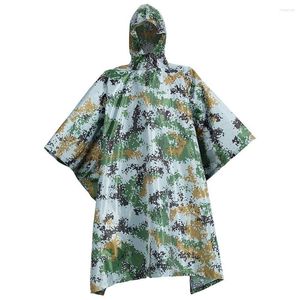 Giacche da caccia Uomo Donna Impermeabile multifunzione Impermeabile Camouflage Abbigliamento antipioggia Poncho antipioggia per campeggio all'aperto Escursionismo Alpinismo