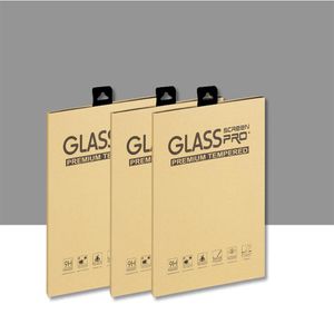 DHL 500 teile / los Ganzes mit Aufhänger buntes Kraftpapier-Verpackungskastenpaket für iPhone Samsung gehärtetes Glas Displayschutzfolie326L