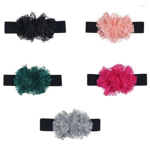 Belts Waist Belt With Flower Tulle For American Street Dance Night Club Stretchy