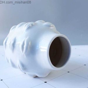 Vase Ceramics Body Art Design Flower Vase Memale Sculpture Vase Creative Hobby Vase Vase Planting Macher Home Decoration Accessories 210409 Z230719