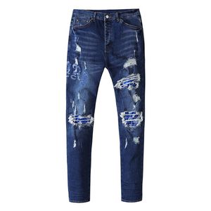 whole have stock mens custom logo slim fit trendy jeans pant239D