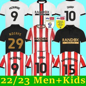 SHEFFIELD 22 23 maglie da calcio in edizione limitata Kit promozionale Sander Berge UNITED John Egan Rhian Brewster Anel Ahmedhodzic Maglia da calcio speciale Oliver Jayden