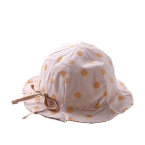 Vår- och sommarsolskade Cap Girl's Thin Princess Cap justerbar baby Fisherman's Cap Sunscreen 44-48cm2487