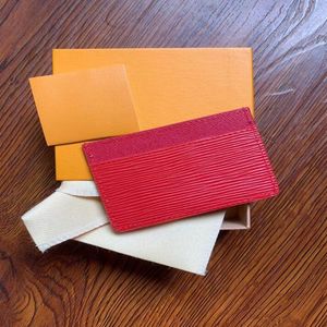 2022 Whole 100% Real Leather Convenient ID Pocket Bank Credit Card Case Thin Card Wallet Men Women's Cards Cards Holder N228I