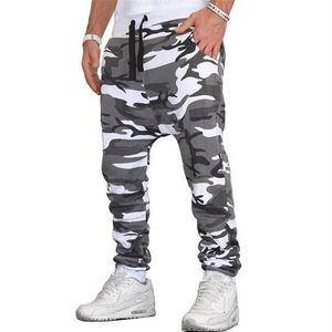 MENS 2021-2022 Fashion Slim Fit Legged Pants Running Fitness Pants Fashion Casual Camouflage Trousers Male Casual Pants245b