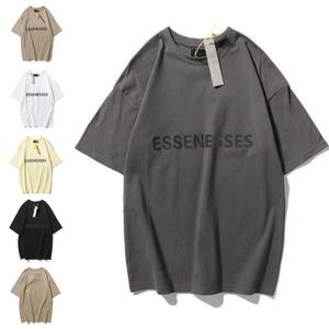 Yaz tasarımcısı t gömlek kadın erkek tişört pamuk büyük boy göğüs mektup grafik tişört geri mektup tasarımcı gömlek erkekler kısa kollu tshirts giysileri