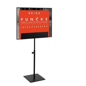 Black Powder Coat Metal Poster Display Rack Billboard Holder A4 A3 Sign Holder338Z