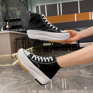 Sneakers Canvas Dress Platform Moda Feminina Skate Feminino Lace-Up Classic Ladies Shoes 2 12 1