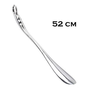 Shoe Parts Accessories 52cm Professional Metal Alloy Women Kids Seniors Horn Long Practical Silver Color Lifter 230718