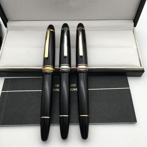 Luxury Msk-149 Black Resin Cassic Fountain pens 4810 iridium Nib office school supplies High quality Writing ink pen with Serial N265V