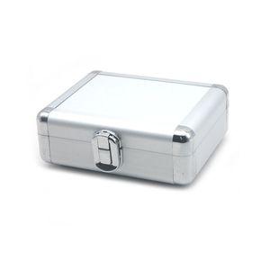 Oxidized Aluminum Alloy Toolbox Mini Box with Buckle Instrument Document Box Item Storage Box 150*120*50mm