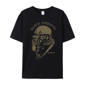 Black Man's T-Shirt Sabbath ABD Turu 78 Mens T-Shirt (XX-Large) Kadın Gömleği