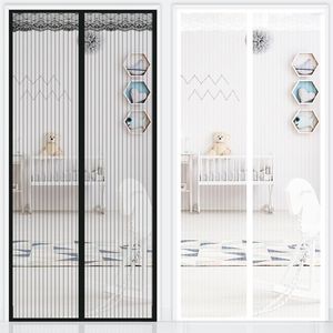 Curtain Magnetic Screen Door Net Anti Insect Mesh Mosquito Protection Room Divider Folding Wall