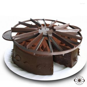 Formas para assar Fatia Torta Bolo 10/12 Peças Iguais Marcador Divisor Cortador Decorador Ferramenta Modelo