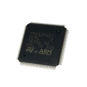 STM32F407 LQFP100 MCU 32-bit STM32F Cortex M4F RISC 512KB Flash 2 5V 3 3V 100-pin LQFP STM32F407VET6158S