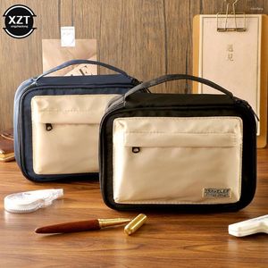 Storage Bags Portable Large Capacity Pencil Bag Aesthetic School Cases Kawaii Stationery Zipper Pouch Pen Case Supplies