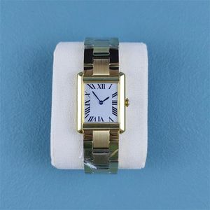 Водонепроницаемые часы кварцевый резервуар Reloj de Lujo Blue Igle Fashion Casual Montre Homme без затухания из нержавеющей стали, покрытые розовым золотом, серебряные часы высокого качества DH014 Q2